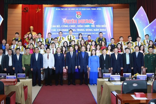 Đoàn các cơ quan Đảng Trung ương vinh danh những gương mặt trẻ xuất sắc