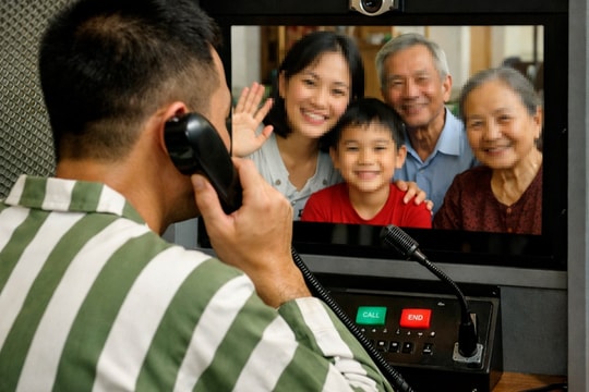 Phạm nhân có thể được gọi video miễn phí cho người thân
