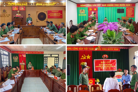 Siết chặt an ninh, phòng cháy chữa cháy tại các điểm bầu cử