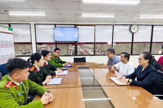 Công an phối hợp doanh nghiệp vận động công nhân tích cực tham gia bầu cử