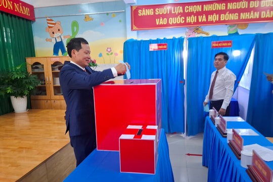 Hơn 2,86 triệu cử tri Đồng Nai đã hoàn thành bỏ phiếu bầu cử