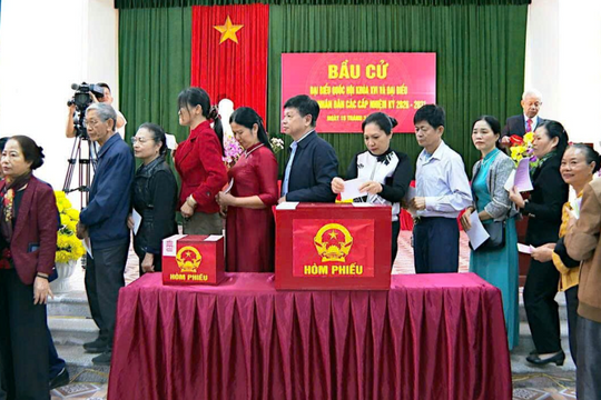 Hưng Yên rộn ràng ngày hội bầu cử