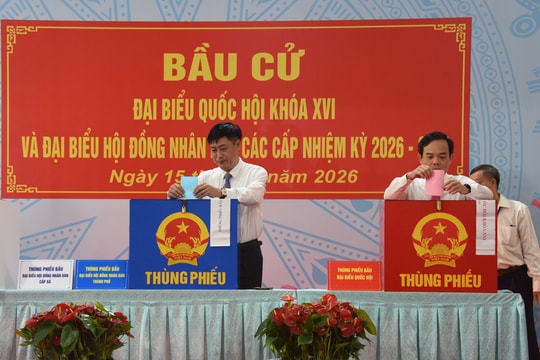 TP.HCM: Nhiều khu vực bầu cử đã hoàn thành việc bỏ phiếu