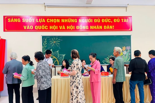 99,85% cử tri TP Cần Thơ đi bầu cử
