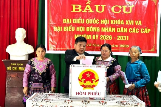 Cử tri tỉnh Sơn La nô nức đi bầu cử