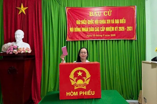 Cử tri TP Cần Thơ nô nức trong Ngày hội non sông