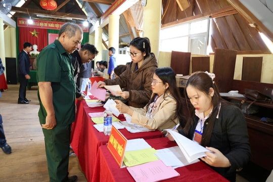 99,66% cử tri Lâm Đồng đã đi bầu cử