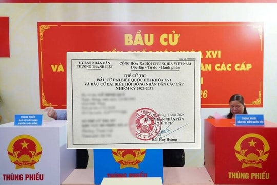 Công an cảnh báo về việc đăng thẻ cử tri lên mạng xã hội