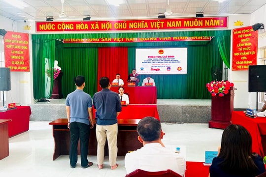 Phiên tòa giả định IUU cuốn hút ngư dân tham dự