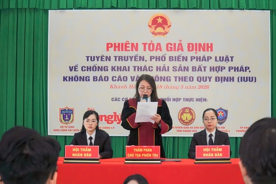Phiên tòa giả định khẳng định mạnh mẽ quyết tâm tháo gỡ "thẻ vàng" IUU
