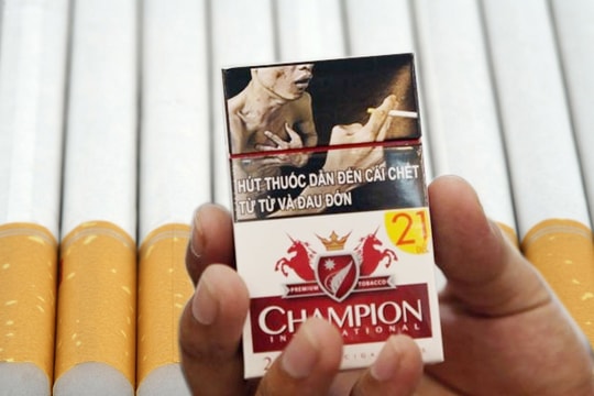 Đề xuất in cảnh báo “gây sốc” chiếm 85% bao bì thuốc lá