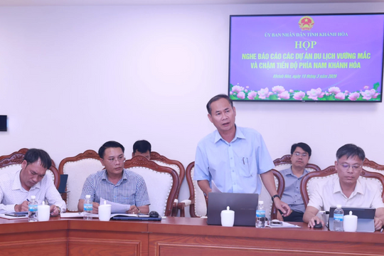 Khánh Hòa: Nhiều dự án du lịch chậm tiến độ phải rà soát, xử lý dứt điểm
