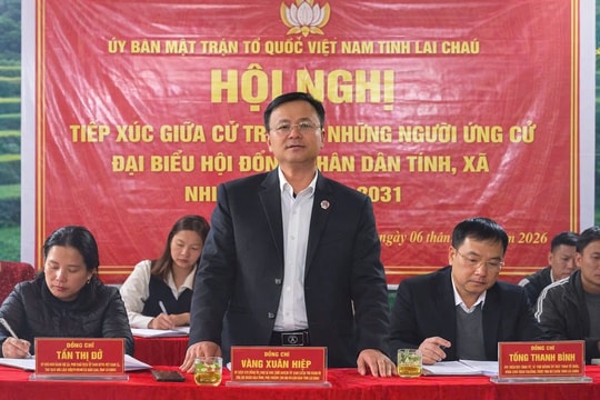 Ông Vàng Xuân Hiệp - Phó Chánh án TAND tỉnh Lai Châu trúng cử đại biểu HĐND tỉnh Lai Châu khóa XVI