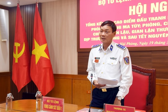 Vùng Cảnh sát biển 1 bắt, xử lý 16 vụ án, vụ việc vi phạm trong đợt cao điểm