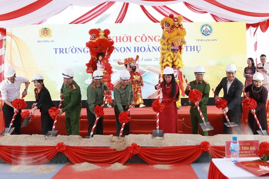 T&T Group và SHB đồng hành Bộ Công an xây dựng Trường mầm non Hoàng Văn Thụ