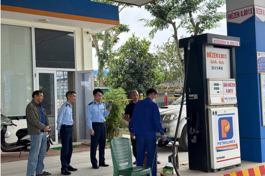 Đo trực tiếp đánh giá chất lượng, hao hụt tại các cây xăng dầu