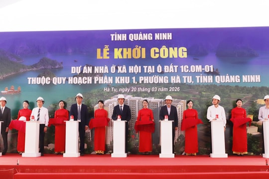 Quảng Ninh khởi công dự án nhà ở xã hội 602 căn