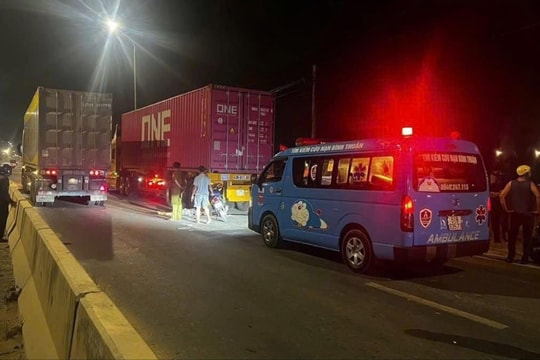 Tai nạn trên đường dẫn cao tốc Phan Thiết - Dầu Giây, 1 người tử vong