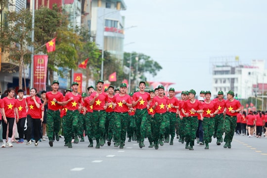 Rộn ràng không khí ngày chạy Olympic vì sức khỏe toàn dân 2026