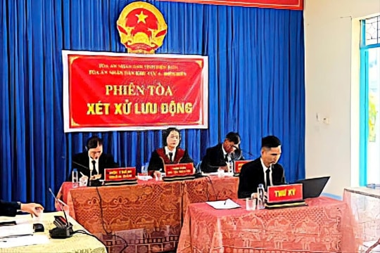 TAND khu vực 4 - Điện Biên xét xử lưu động 3 vụ án về ma túy