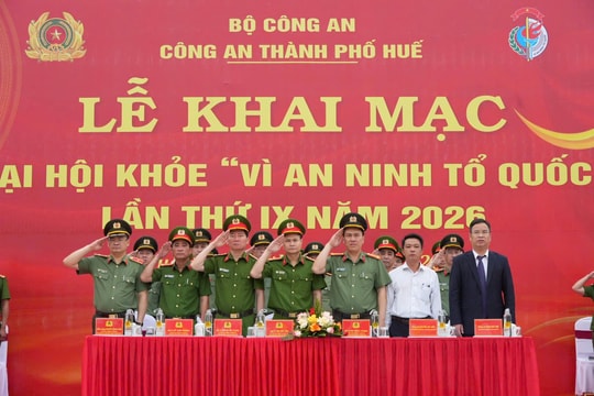 Khai mạc Đại hội khỏe “Vì an ninh Tổ quốc” Công an TP. Huế lần thứ IX