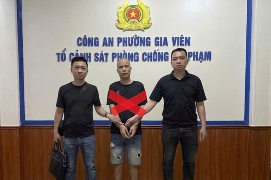 Bắt giữ đối tượng bị truy nã về tội đánh bạc khi đang lẩn trốn ở Hà Nội