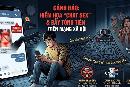 Lối sống buông thả và cạm bẫy "chat sex" trên không gian mạng