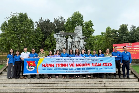 Tuổi trẻ Thái Nguyên phát huy vai trò xung kích qua hành trình về nguồn ý nghĩa