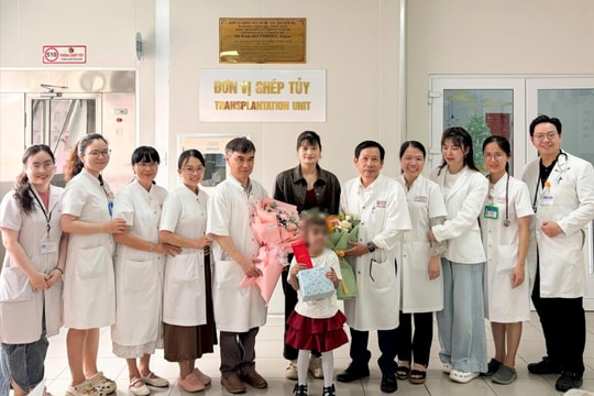 Từ tế bào gốc của chị ruột, em gái mắc bệnh hiểm nghèo được hồi sinh