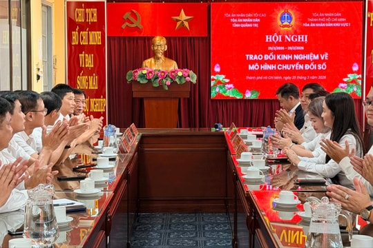 TAND tỉnh Quảng Trị học tập kinh nghiệm chuyển đổi số tại TP.HCM