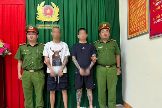 Khởi tố, bắt tạm giam 2 đối tượng chặn xe, hành hung người đi đường