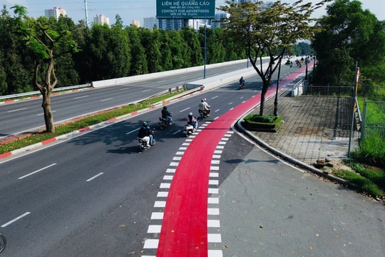 Làn đường xe đạp Mai Chí Thọ và phép thử giao thông xanh TP.HCM
