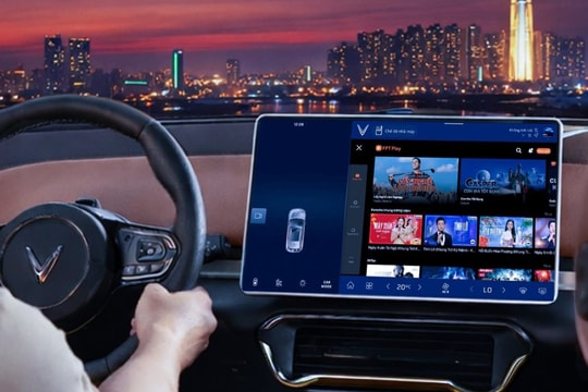 VF Connect biến khoang xe trở thành “ngôi nhà di động”