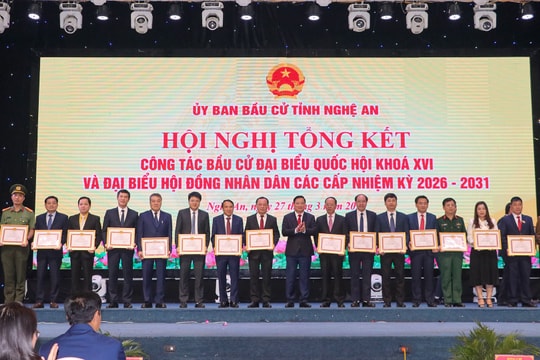 Nghệ An tổ chức Hội nghị tổng kết công tác bầu cử