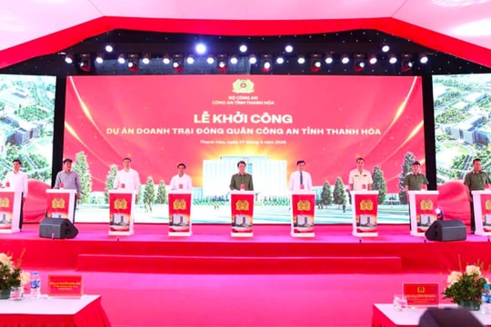 Khởi công Dự án doanh trại Công an tỉnh Thanh Hóa