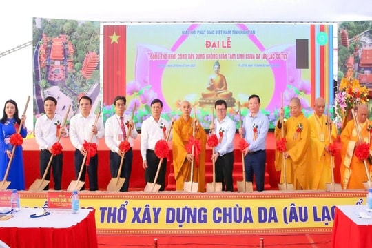 Khởi công không gian tưởng niệm nhà báo liệt sĩ tại chùa Da