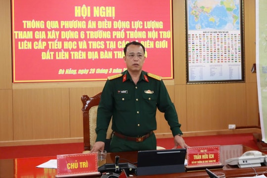 Đà Nẵng điều 6 đội công tác tham gia xây dựng trường học ở khu vực biên giới