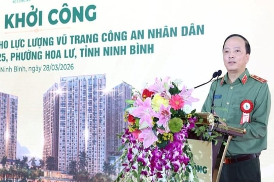 Khởi công Dự án nhà ở cho lực lượng vũ trang Công an nhân dân tại Ninh Bình