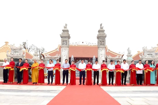 Khánh thành trùng tu Mộ, Đền thờ Lê Đức Tuy