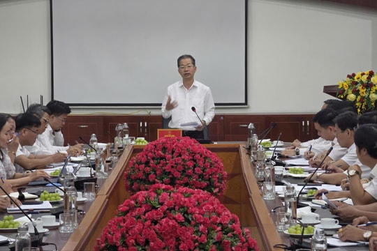 Chánh án TANDTC Nguyễn Văn Quảng yêu cầu đẩy nhanh tiến độ, hoàn thiện Tòa án điện tử