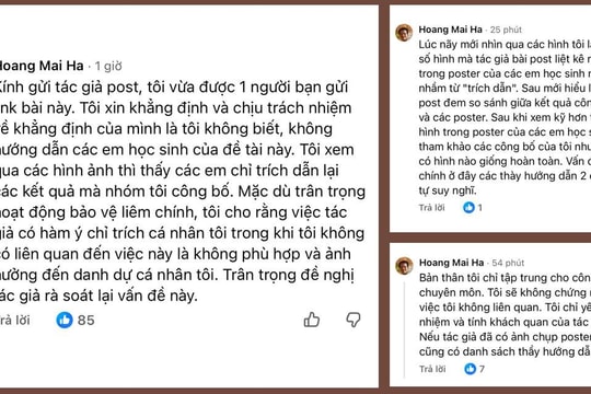 Nghi vấn ‘liêm chính’ tại cuộc thi khoa học cấp quốc gia, Bộ GD&ĐT yêu cầu làm rõ