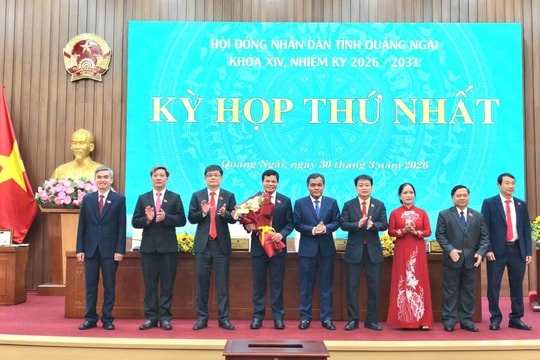 Ông Nguyễn Đức Tuy tái đắc cử Chủ tịch HĐND tỉnh Quảng Ngãi