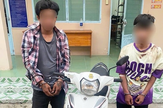 Bắt giữ hai đối tượng trộm xe mô tô