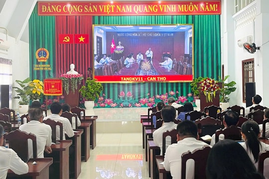 TAND TP Cần Thơ nâng cao chất lượng xét xử từ phiên tòa rút kinh nghiệm