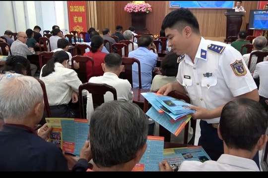 Vùng Cảnh sát biển 3 đẩy mạnh tuyên truyền biển, đảo tại cơ sở