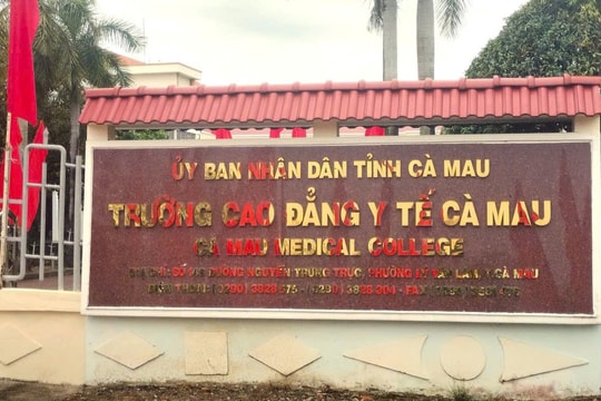 Trình phương án sáp nhập các trường Cao đẳng Y tế ở Cà Mau