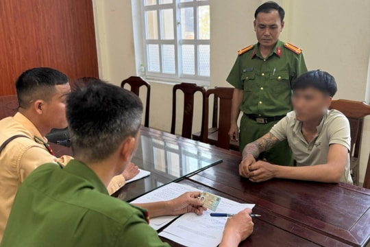 Từ lỗi giao thông, phát hiện đối tượng trộm cắp xe máy