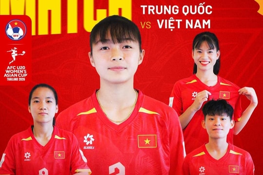 U20 nữ Việt Nam đấu Trung Quốc chiều nay: Thử thách lớn tại giải châu Á