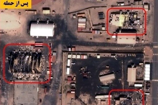 Một phần căn cứ Mỹ tại Kuwait bị Iran tập kích, phá hủy