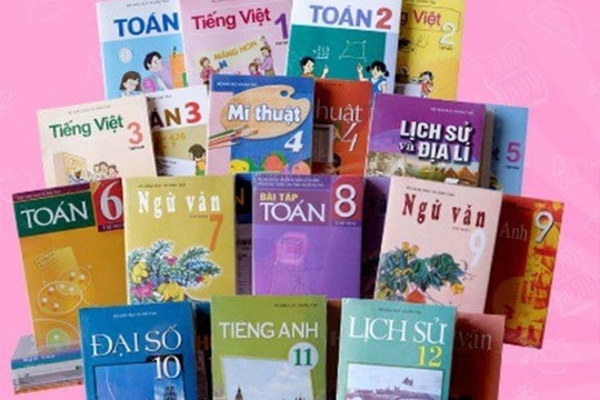 Dự kiến miễn phí sách giáo khoa từ năm 2029